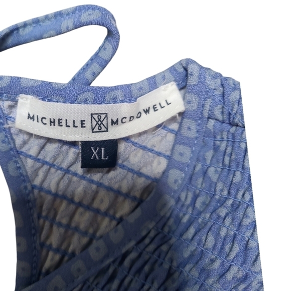 Michelle McDowell Zoey Secret Hideaway Cornflower Jumpsuit Size XL - Picture 4 of 15